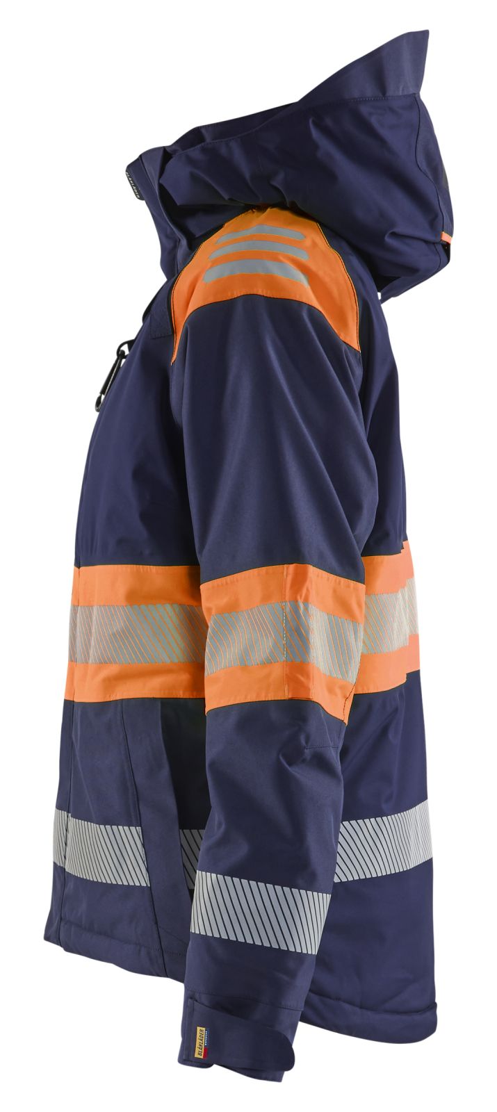 Blaklader High Vis jassen 44701977 winter HiVis waterdicht dames marineblauw-oranje(8953)