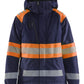 Blaklader High Vis jassen 44701977 winter HiVis waterdicht dames marineblauw-oranje(8953)
