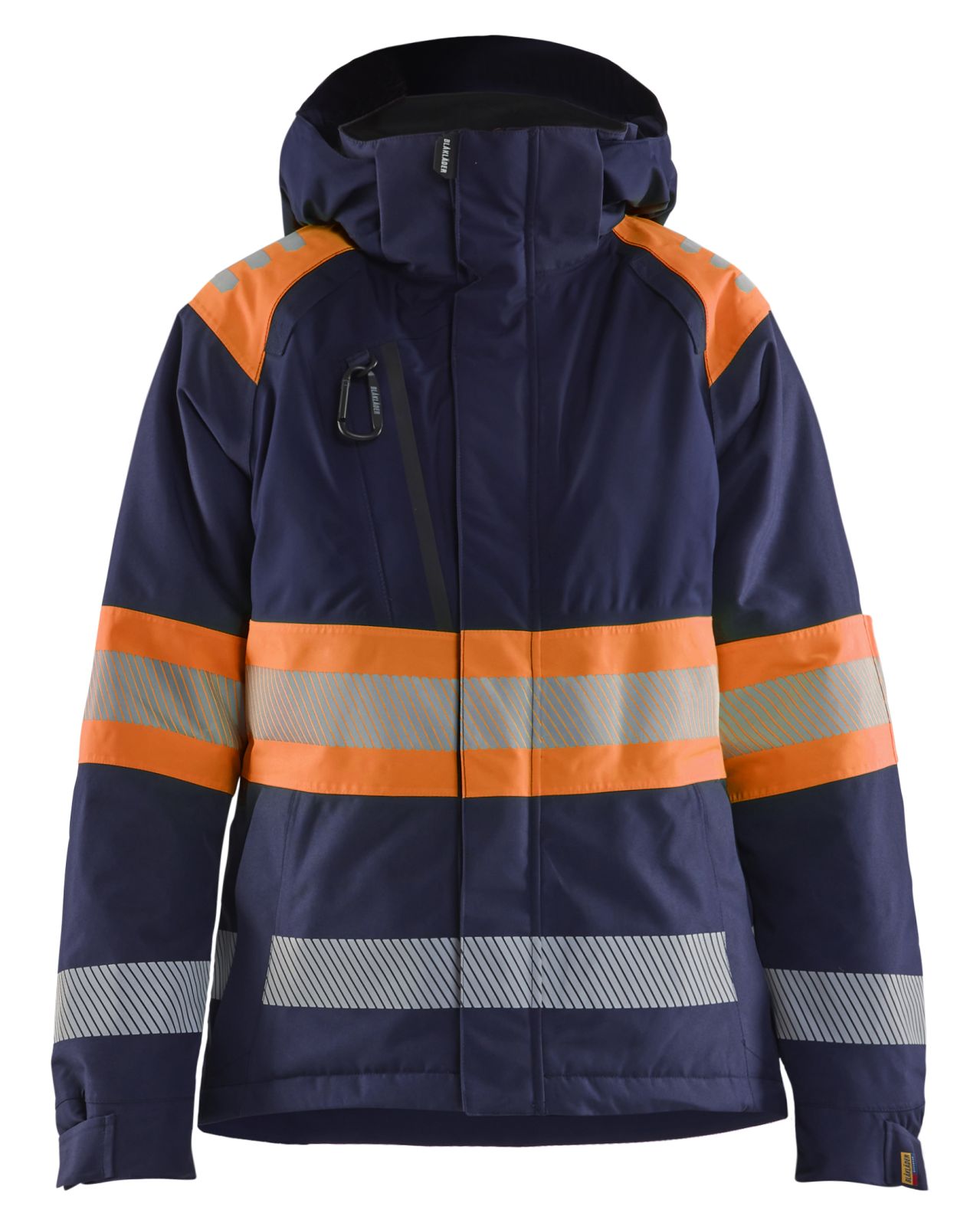 Blaklader High Vis jassen 44701977 winter HiVis waterdicht dames marineblauw-oranje(8953)