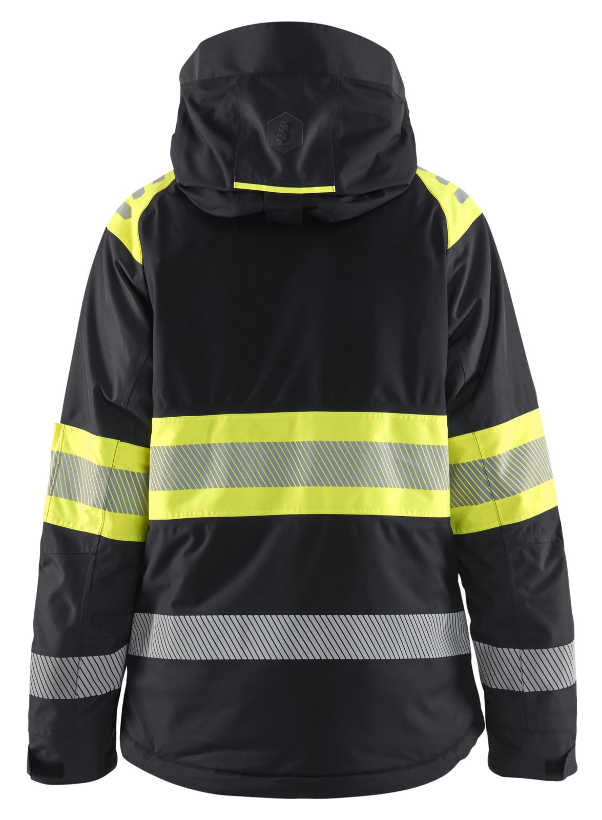 Blaklader High Vis jassen 44701977 winter HiVis waterdicht dames zwart-fluo geel(9933)