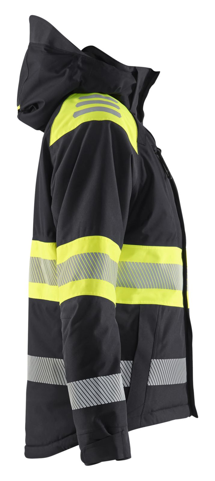 Blaklader High Vis jassen 44701977 winter HiVis waterdicht dames zwart-fluo geel(9933)