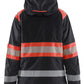 Blaklader High Vis jassen 44701977 winter HiVis waterdicht dames zwart-fluo rood(9955)