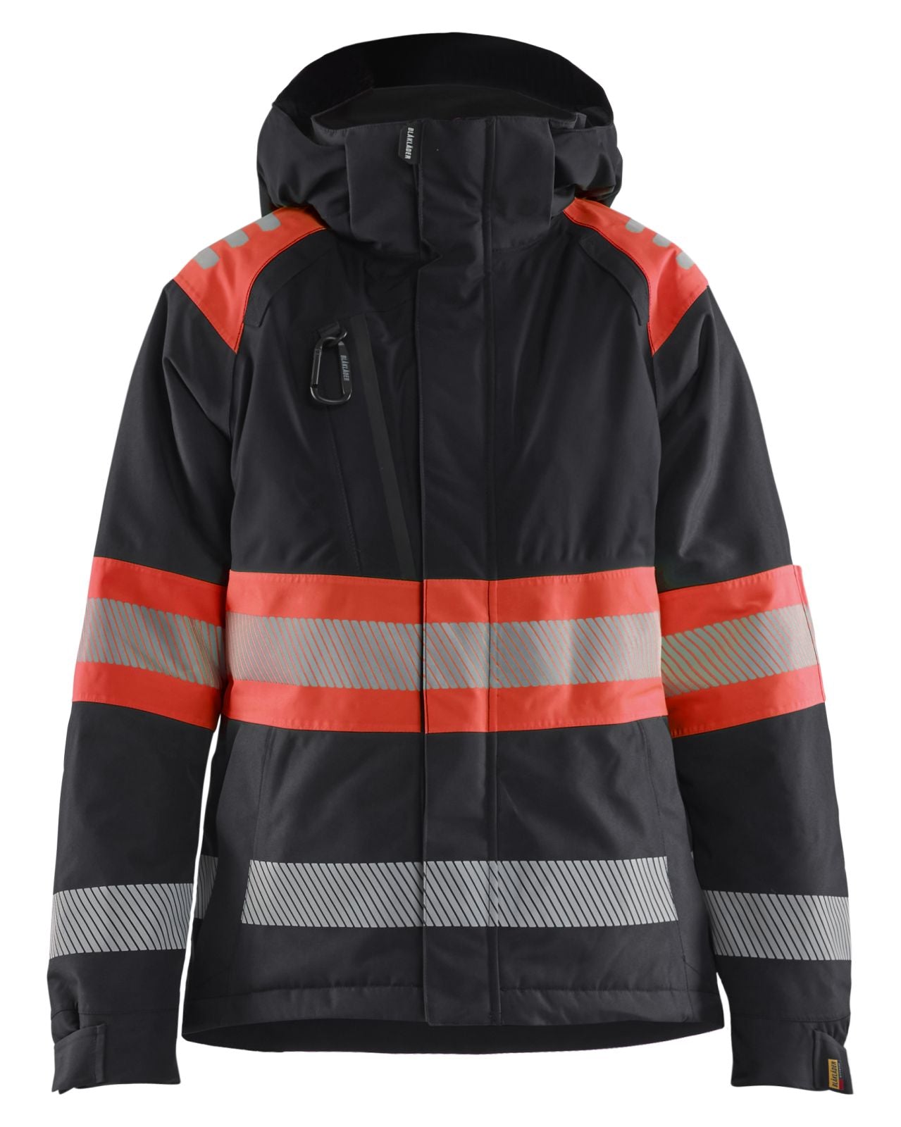 Blaklader High Vis jassen 44701977 winter HiVis waterdicht dames zwart-fluo rood(9955)