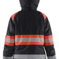 Blaklader High Vis jassen 44701977 winter HiVis waterdicht dames zwart-fluo rood(9955)