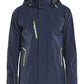 Blaklader Wind regen sneeuw Stretch Jack 44831917 shell donker marineblauw-fluo geel(8633)