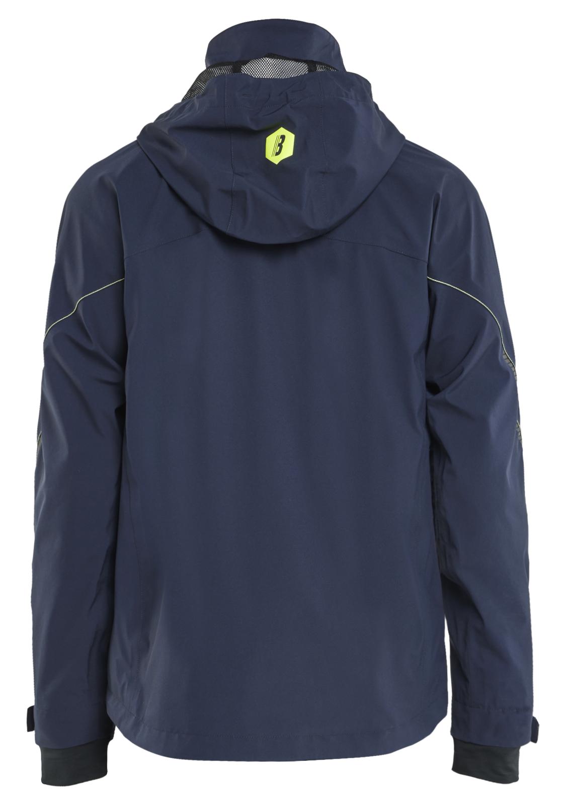 Blaklader Wind regen sneeuw Jack 44831917 stretch shell donker marineblauw-fluo geel(8633)
