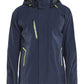 Blaklader Wind regen sneeuw Jack 44831917 stretch shell donker marineblauw-fluo geel(8633)