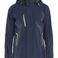 Blaklader Wind regen sneeuw Jack 44831917 stretch shell donker marineblauw-fluo geel(8633)