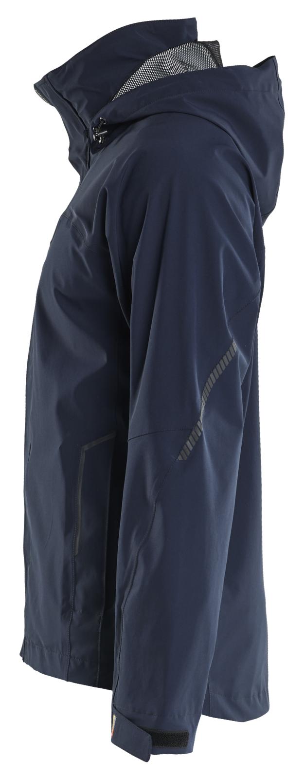 Blaklader Wind regen sneeuw Jack 44831917 stretch shell donker marineblauw-zwart(8699)