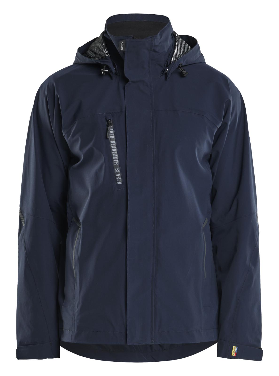 Blaklader Wind regen sneeuw Jack 44831917 stretch shell donker marineblauw-zwart(8699)