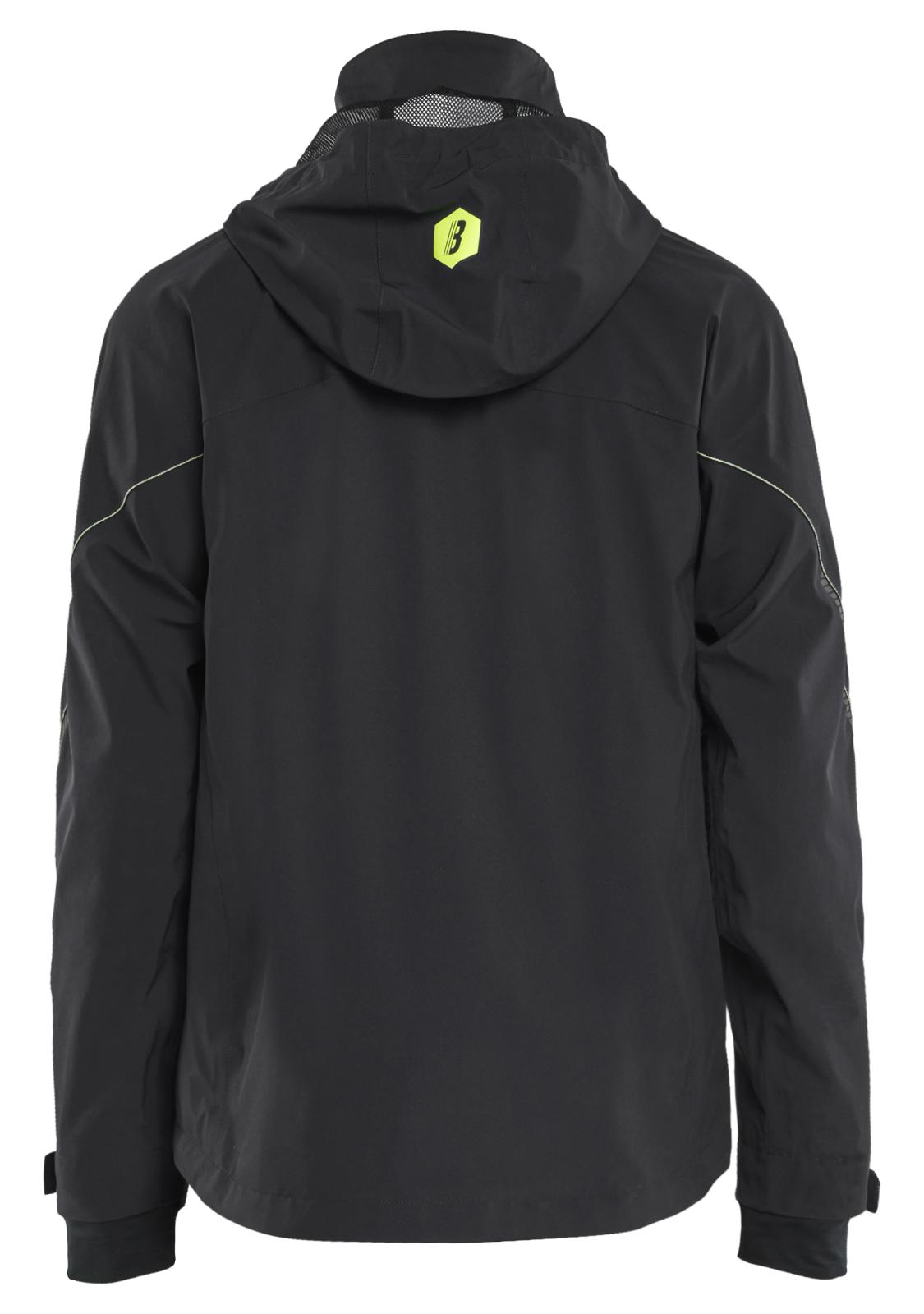 Blaklader Wind regen sneeuw Jack 44831917 stretch shell zwart-fluo geel(9933)