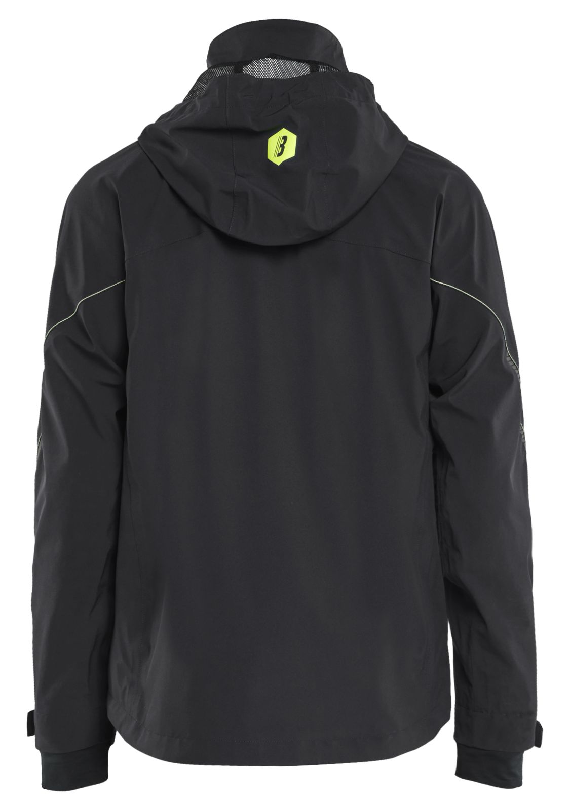 Blaklader Wind regen sneeuw Jack 44831917 stretch shell zwart-fluo geel(9933)
