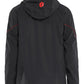 Blaklader Wind regen sneeuw Jack 44831917 stretch shell zwart-rood(9956)