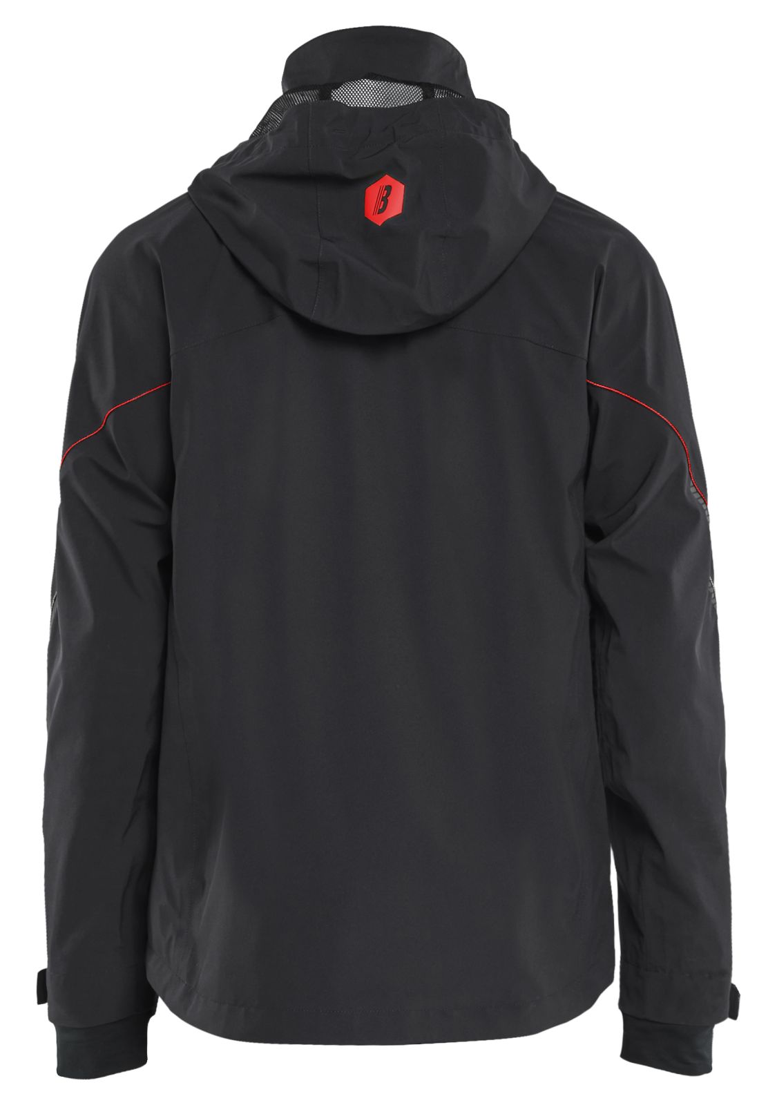 Blaklader Wind regen sneeuw Jack 44831917 stretch shell zwart-rood(9956)