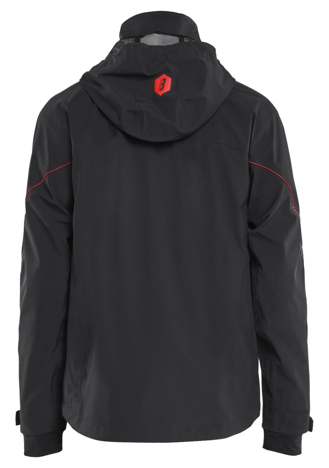 Blaklader Wind regen sneeuw Jack 44831917 stretch shell zwart-rood(9956)