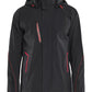 Blaklader Wind regen sneeuw Jack 44831917 stretch shell zwart-rood(9956)