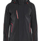 Blaklader Wind regen sneeuw Stretch Jack 44831917 shell zwart-rood(9956)