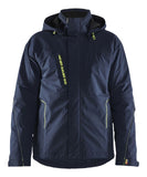 Blaklader Wind regen sneeuw Jassen 44841917 winter lichtgewicht waterdicht winddicht ademend stretch donker marineblauw-fluo geel(8633)