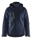 Blaklader Wind regen sneeuw Jassen 44841917 winter lichtgewicht waterdicht winddicht ademend stretch donker marineblauw-fluo geel(8633)