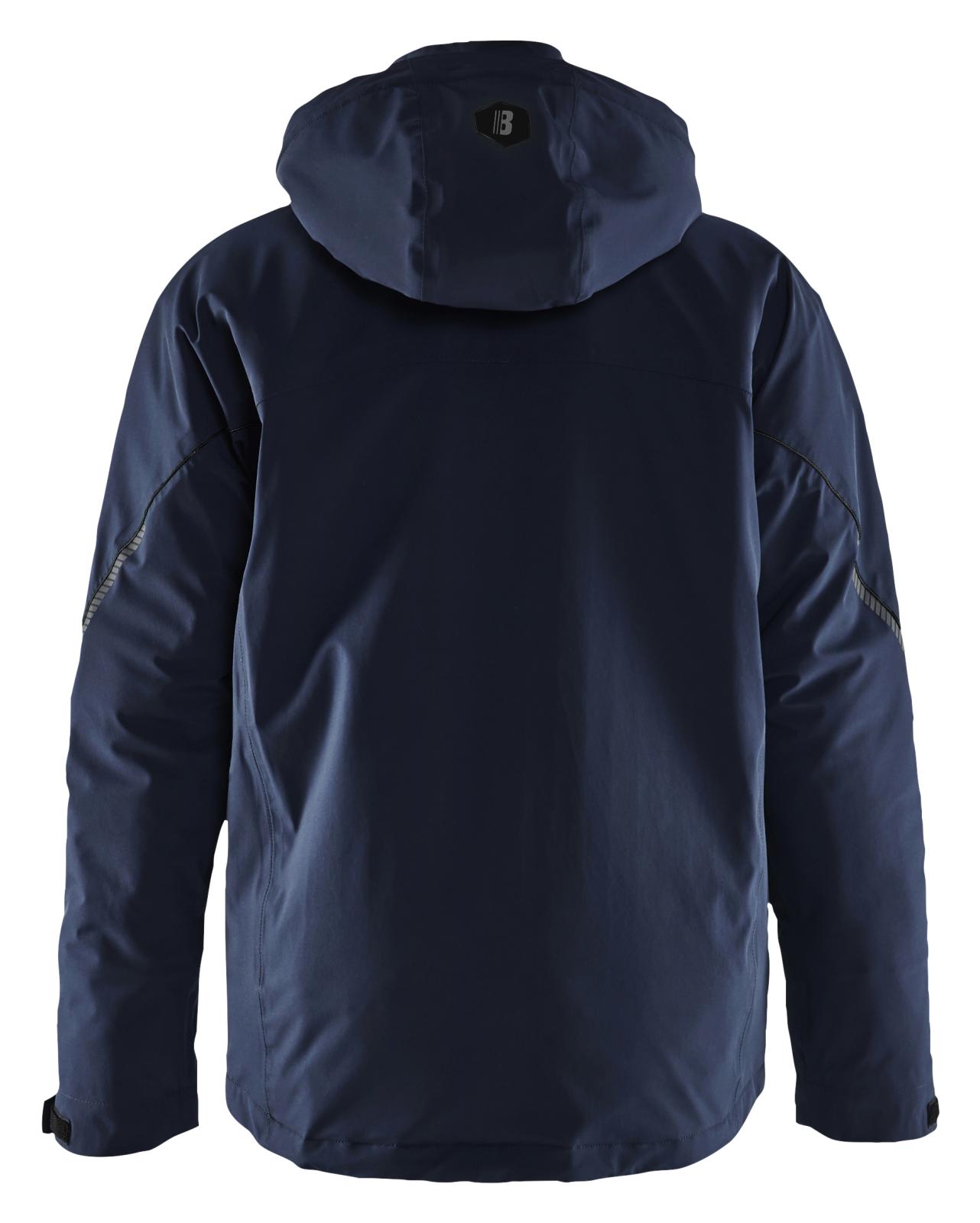 Blaklader Wind regen sneeuw Jassen 44841917 winter lichtgewicht waterdicht winddicht ademend stretch donker marineblauw-zwart(8699)