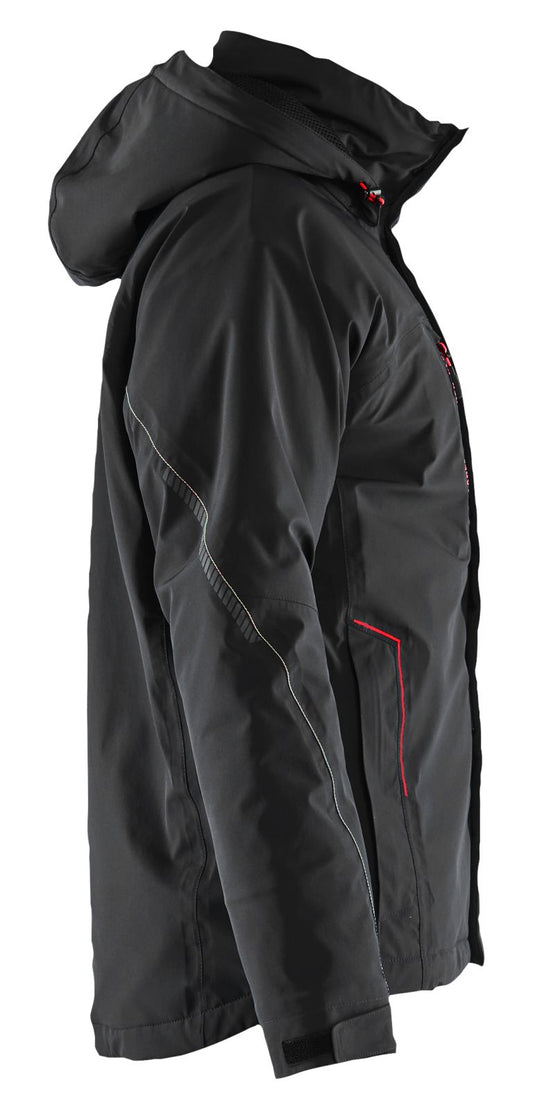 Blaklader Wind regen sneeuw 4-weg stretch Winterjassen 44841917 lichtgewicht zwart-rood(9956)