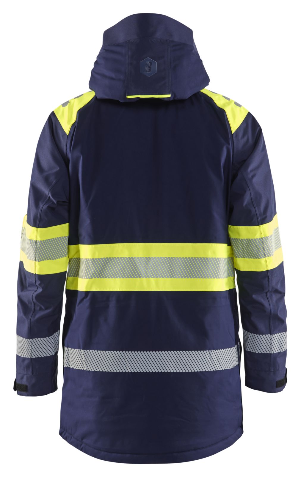 Blaklader High Vis jassen 44851977 winter HiVis waterdicht marineblauw-fluo geel(8933)