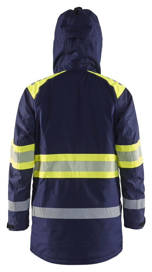 Blaklader High Vis jassen 44851977 winter HiVis waterdicht marineblauw-fluo geel(8933)