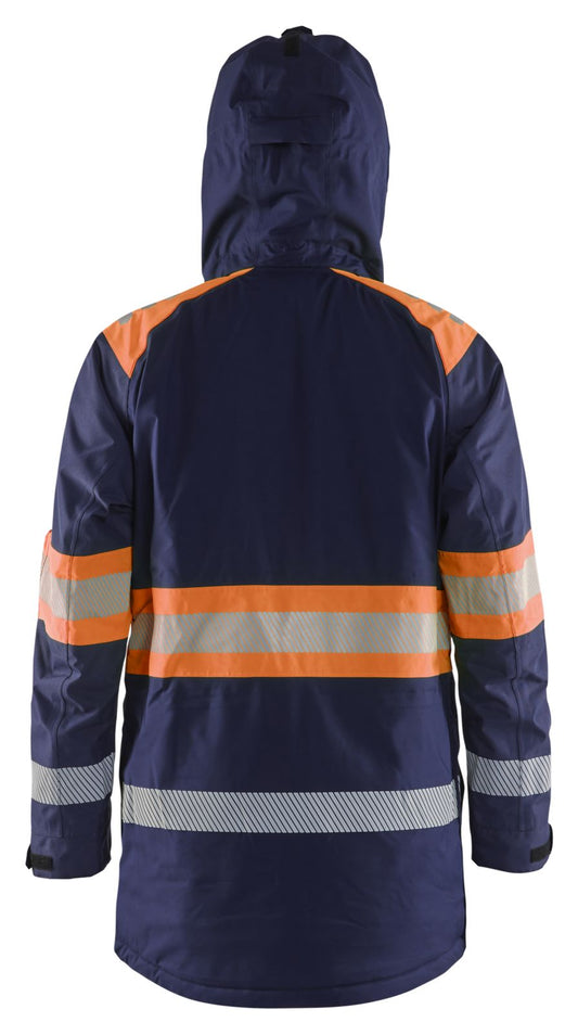 Blaklader High Vis jassen 44851977 winter HiVis waterdicht marineblauw-oranje(8953)