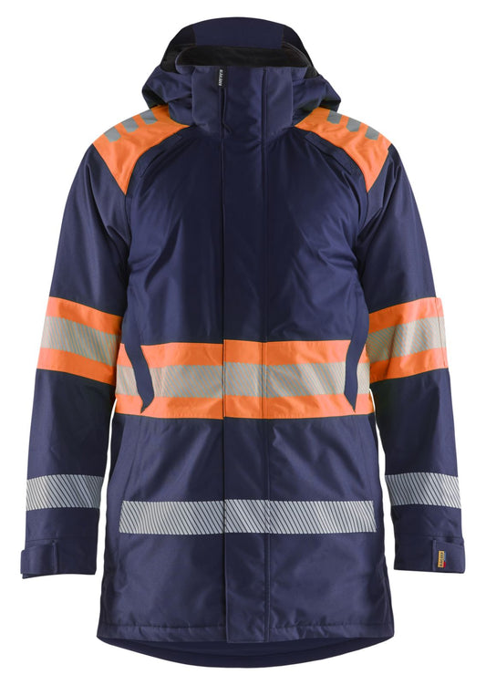 Blaklader High Vis jassen 44851977 winter HiVis waterdicht marineblauw-oranje(8953)