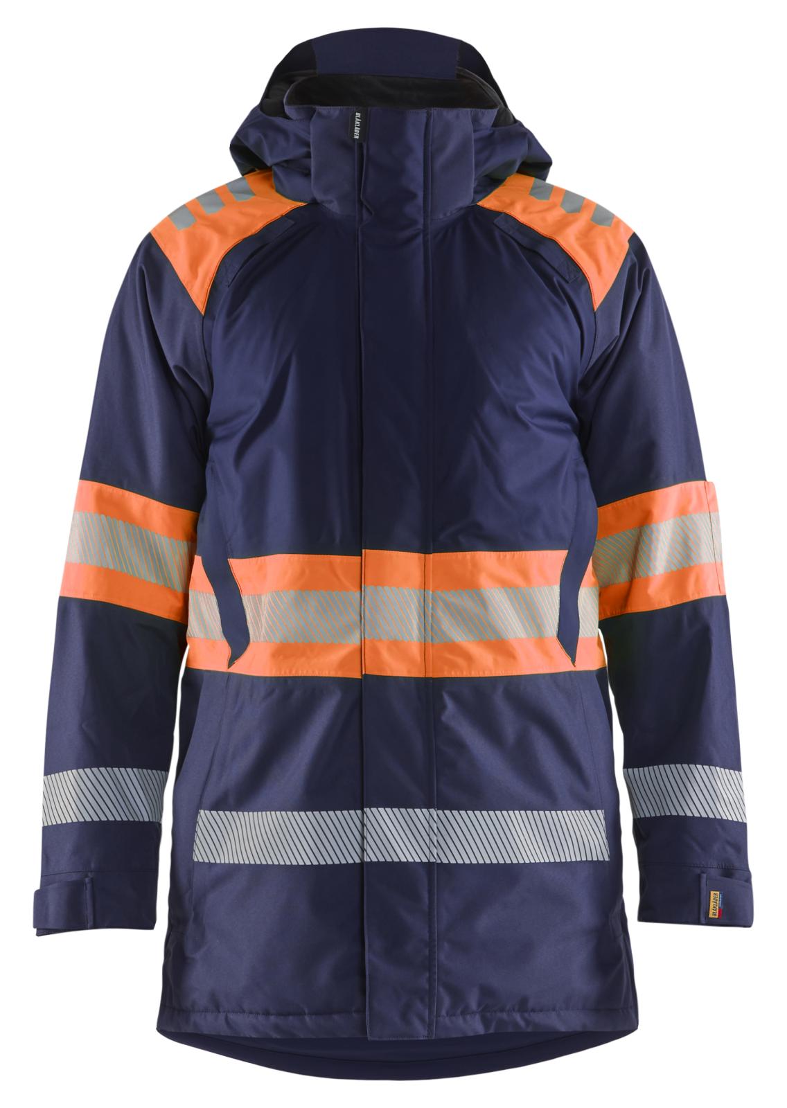 Blaklader High Vis jassen 44851977 winter HiVis waterdicht marineblauw-oranje(8953)