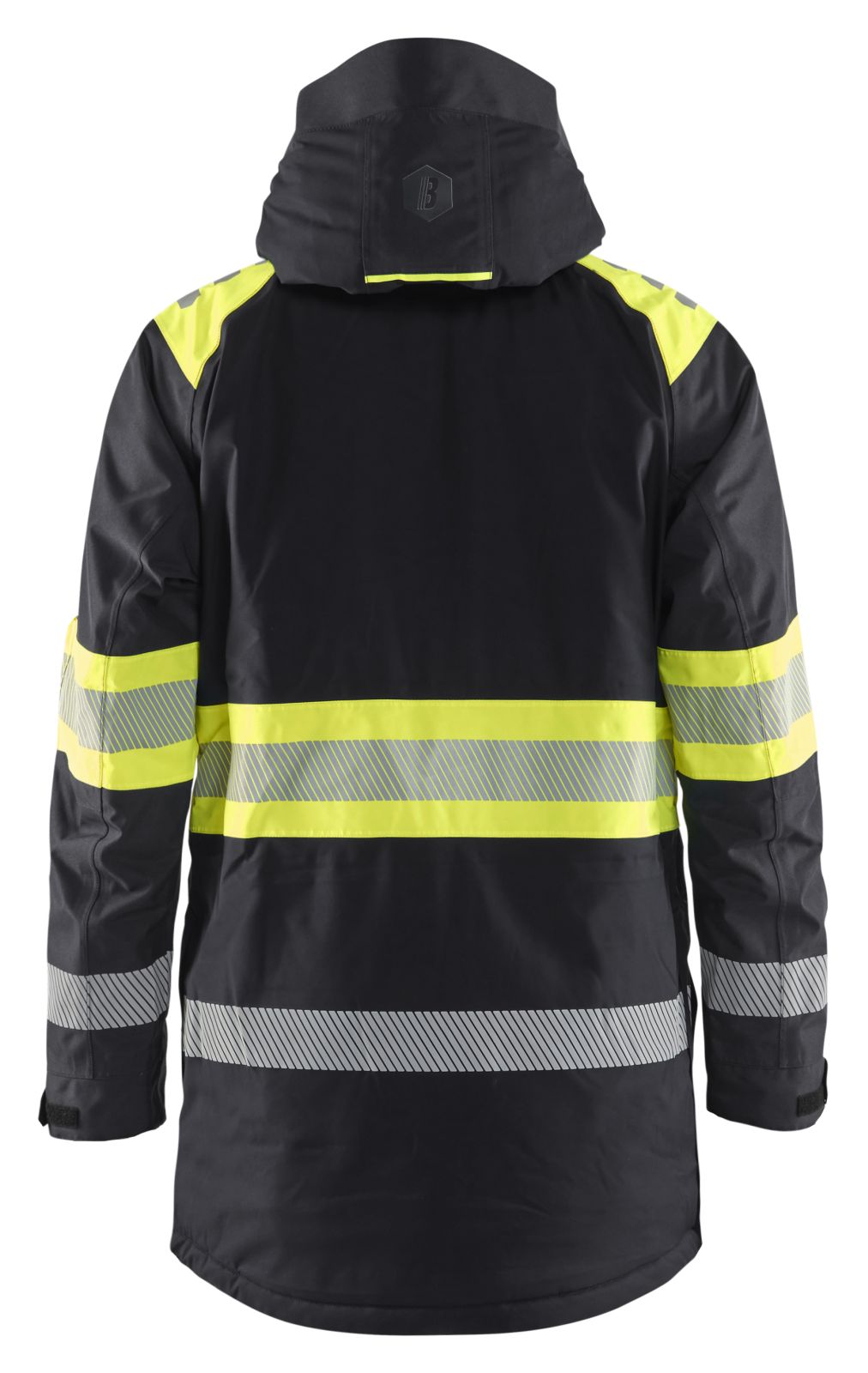 Blaklader High Vis jassen 44851977 winter HiVis waterdicht zwart-fluo geel(9933)