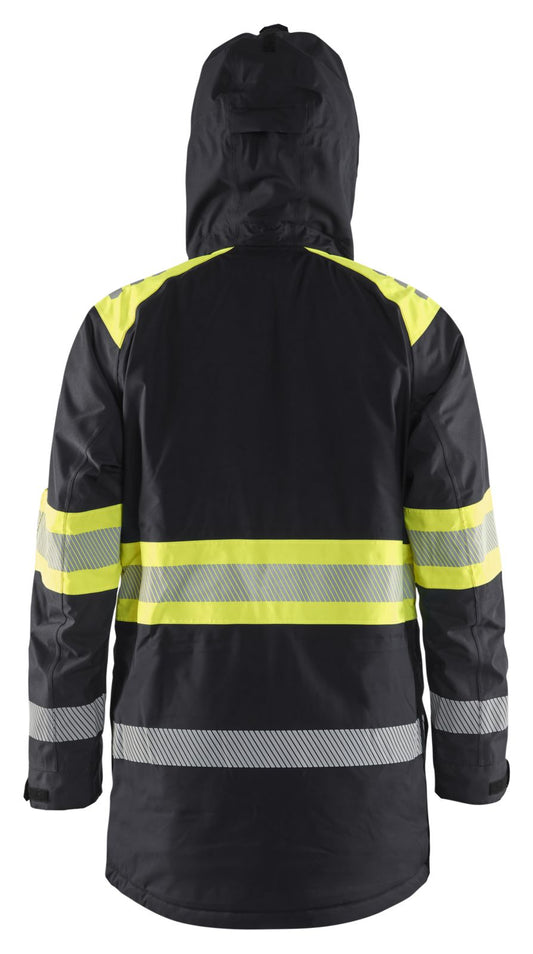 Blaklader High Vis jassen 44851977 winter HiVis waterdicht zwart-fluo geel(9933)