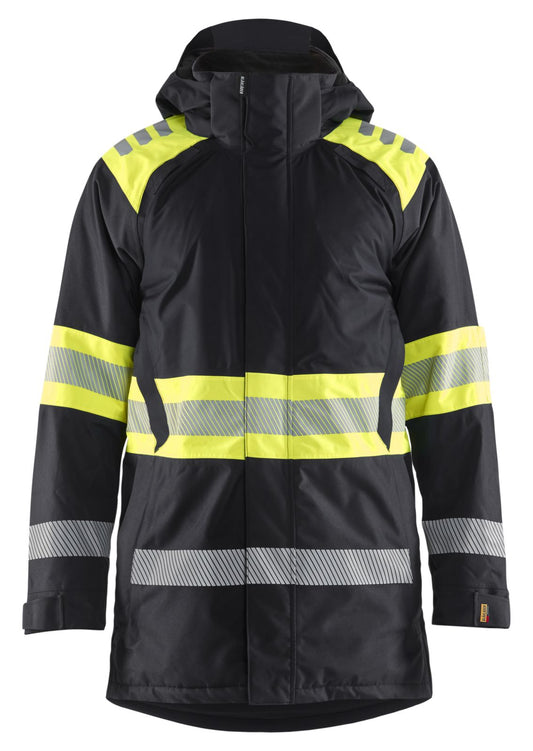 Blaklader High Vis jassen 44851977 winter HiVis waterdicht zwart-fluo geel(9933)