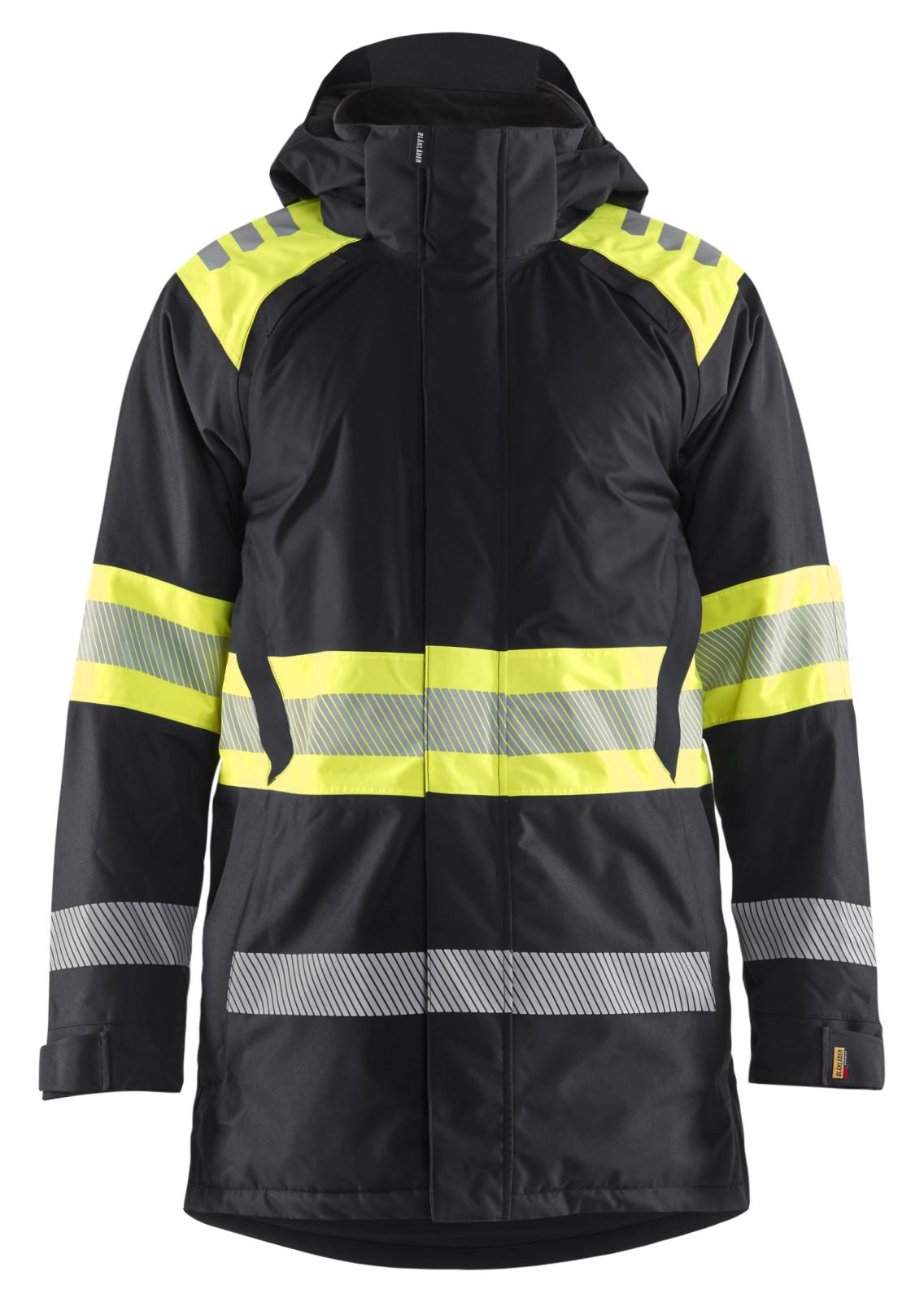 Blaklader High Vis jassen 44851977 winter HiVis waterdicht zwart-fluo geel(9933)