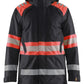 Blaklader High Vis jassen 44851977 winter HiVis waterdicht zwart-fluo rood(9955)