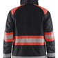 Blaklader High Vis jassen 44851977 winter HiVis waterdicht zwart-fluo rood(9955)
