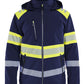 Blaklader High Vis Lichtgewicht softshell jack gevoerd high vis Jack 44892513 Lichtgewicht softshell gevoerd high vis marineblauw-fluo geel(8933)