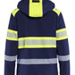 Blaklader High Vis Lichtgewicht softshell jack gevoerd high vis Jack 44892513 Lichtgewicht softshell gevoerd high vis marineblauw-fluo geel(8933)
