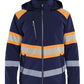 Blaklader High Vis Lichtgewicht softshell jack gevoerd high vis Jack 44892513 Lichtgewicht softshell gevoerd high vis marineblauw-oranje(8953)