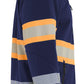Blaklader High Vis Lichtgewicht softshell jack gevoerd high vis Jack 44892513 Lichtgewicht softshell gevoerd high vis marineblauw-oranje(8953)