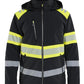 Blaklader High Vis Lichtgewicht softshell jack gevoerd high vis Jack 44892513 Lichtgewicht softshell gevoerd high vis zwart-fluo geel(9933)