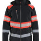 Blaklader High Vis Lichtgewicht softshell jack gevoerd high vis Jack 44892513 Lichtgewicht softshell gevoerd high vis zwart-fluo rood(9955)