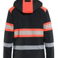 Blaklader High Vis Lichtgewicht softshell jack gevoerd high vis Jack 44892513 Lichtgewicht softshell gevoerd high vis zwart-fluo rood(9955)