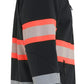 Blaklader High Vis Lichtgewicht softshell jack gevoerd high vis Jack 44892513 Lichtgewicht softshell gevoerd high vis zwart-fluo rood(9955)