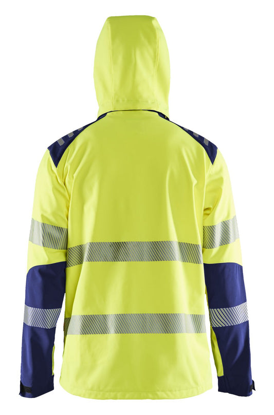 Blaklader Jassen 44912513 HiVis fluo geel-marineblauw(3389)