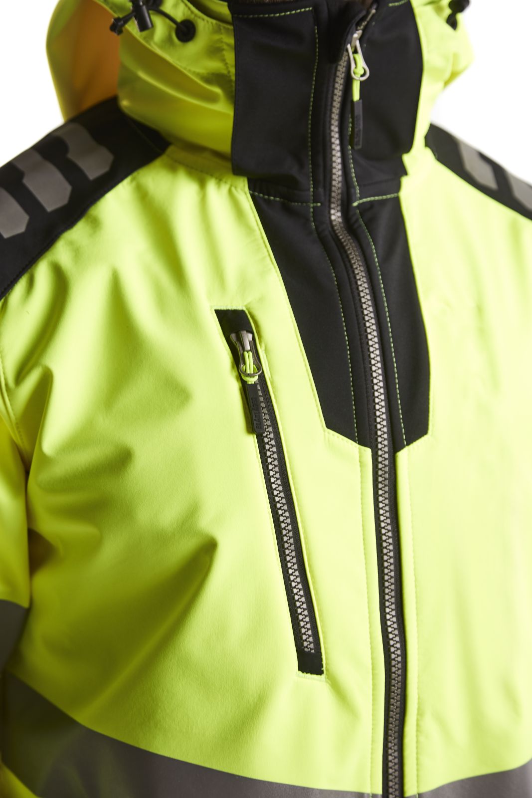 Blaklader Jassen 44912513 HiVis fluo geel-zwart(3399)