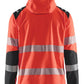 Blaklader Jassen 44912513 HiVis fluo rood-zwart(5599)