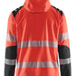 Blaklader Jassen 44912513 HiVis fluo rood-zwart(5599)