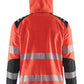 Blaklader Jassen 44912513 HiVis fluo rood-zwart(5599)