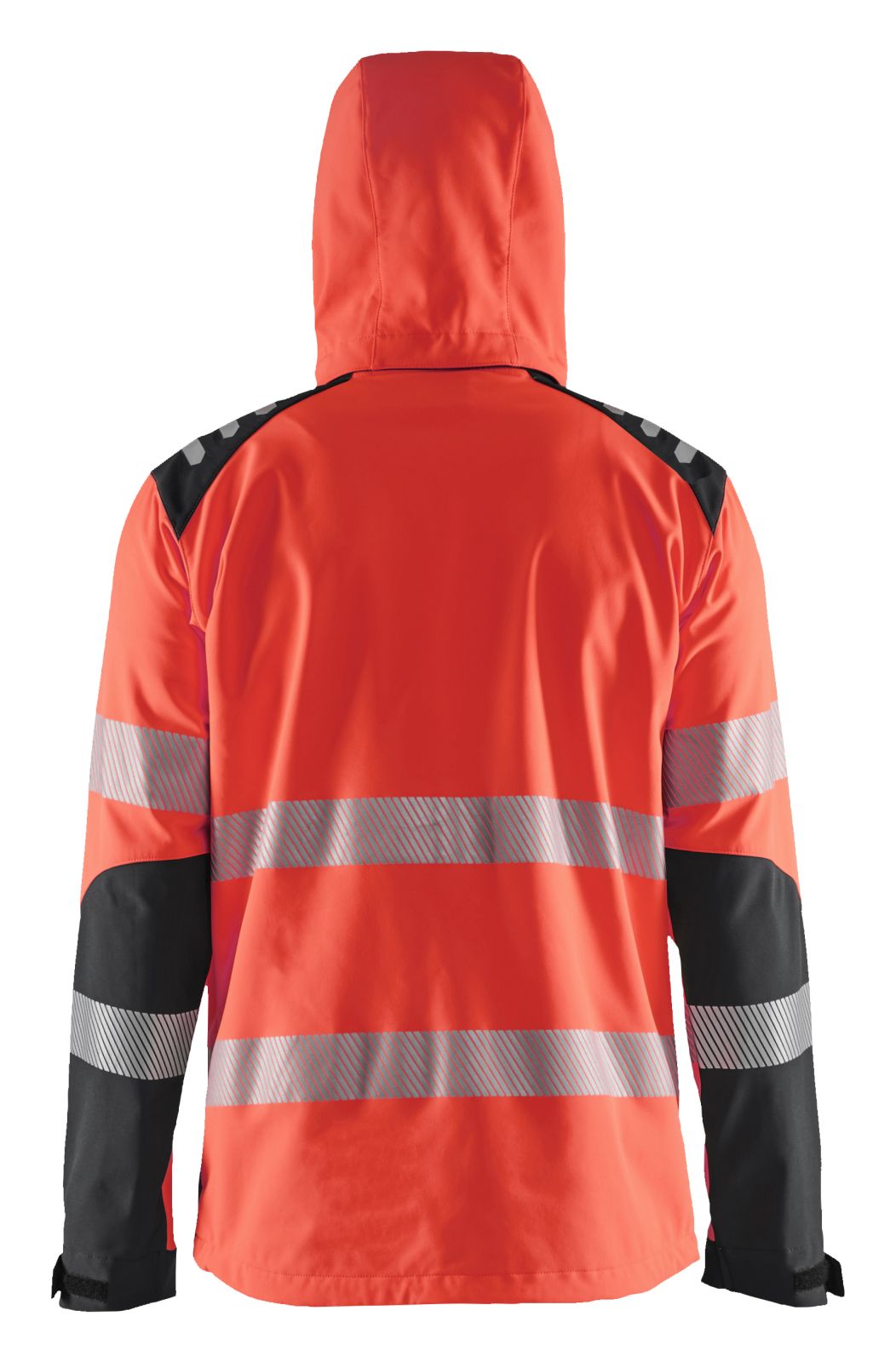 Blaklader Jassen 44912513 HiVis fluo rood-zwart(5599)